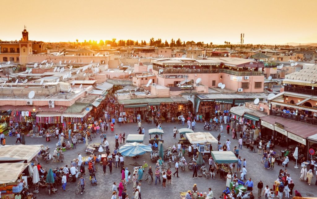 Il Mercato tipico di Marrakech - Marocco